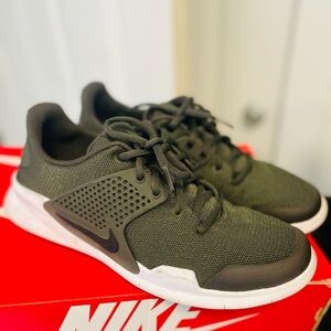 Nike Olive and White Athletic Shoes